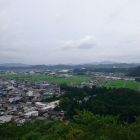 小倉山城展望台からの眺望
