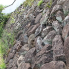 陣屋南面の石垣