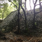 本丸大手口東側の石垣