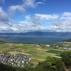 西ノ丸から見た琵琶湖