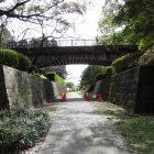 本丸と西城間の堀切