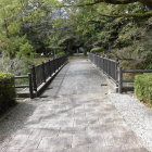 堀切に架かる橋