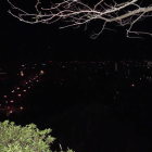 真っ暗な夜景