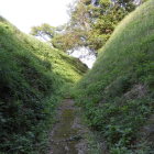 本丸と奥之城間の堀切