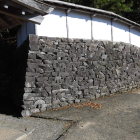 神社下の石垣