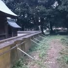 浮気城東側土塁(南側より)