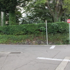 栖霞園西面、石垣