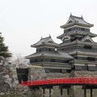 赤橋を入れて定番位置の天守群