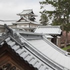河北御門１の門越しに菱櫓