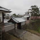 河北御門櫓台より１の門、ニラミ櫓台、菱櫓を望む