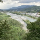 本丸からの天竜川