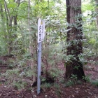 進入禁止の看板がいくつか立っている