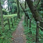 二の丸から三の丸に向かう土橋