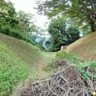 内郭東側の堀底