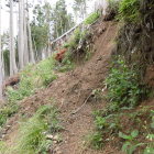 登山道崩れ