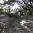月見台からの枡形虎口