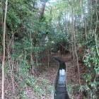佐紀城・境内東下の空堀跡