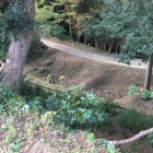 本丸から障子堀