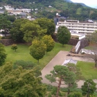 天守台から見下ろす