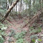 主郭虎口手前の空堀
