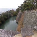 高石垣と水掘