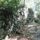 城跡一番の見どころの石垣