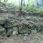屋敷跡の石垣