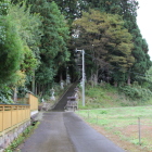 ２郭に登る、神社参道階段