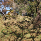 本丸西側の切岸城塁