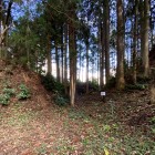 搦手口側の堀切