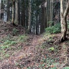 日吉神社側の虎口