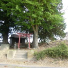 本丸跡地に祀られる鹿島神社