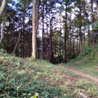青山城に尾根伝いに繋がる