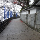 天守に向かう道