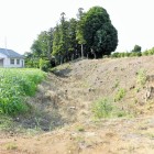 空堀と土塁