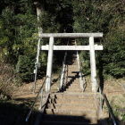 稲荷神社の鳥居(登城口)