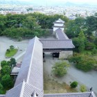 天守閣からの眺望(鉄門方面)
