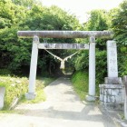 久米城入口(鹿島神社鳥居)