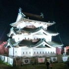 ライトアップ天守