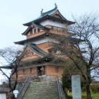 本丸から見た天守