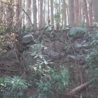 副郭北辺土塁外周の石積み