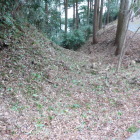 本丸北門北土塁下大堀切竪堀