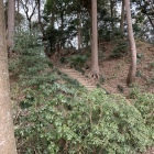 空堀と土塁