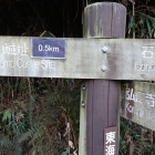 登山道入り口の表示