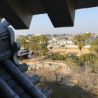 本丸丑寅櫓から公園を