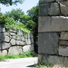 本丸搦手馬出のクランク