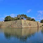 天守・南隅櫓跡・西隅櫓跡（南側）