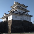 いつもの角度の天守