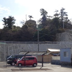 北側麓から見た城