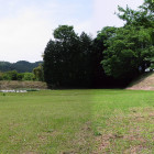 葛山館跡(西と北側の土塁)